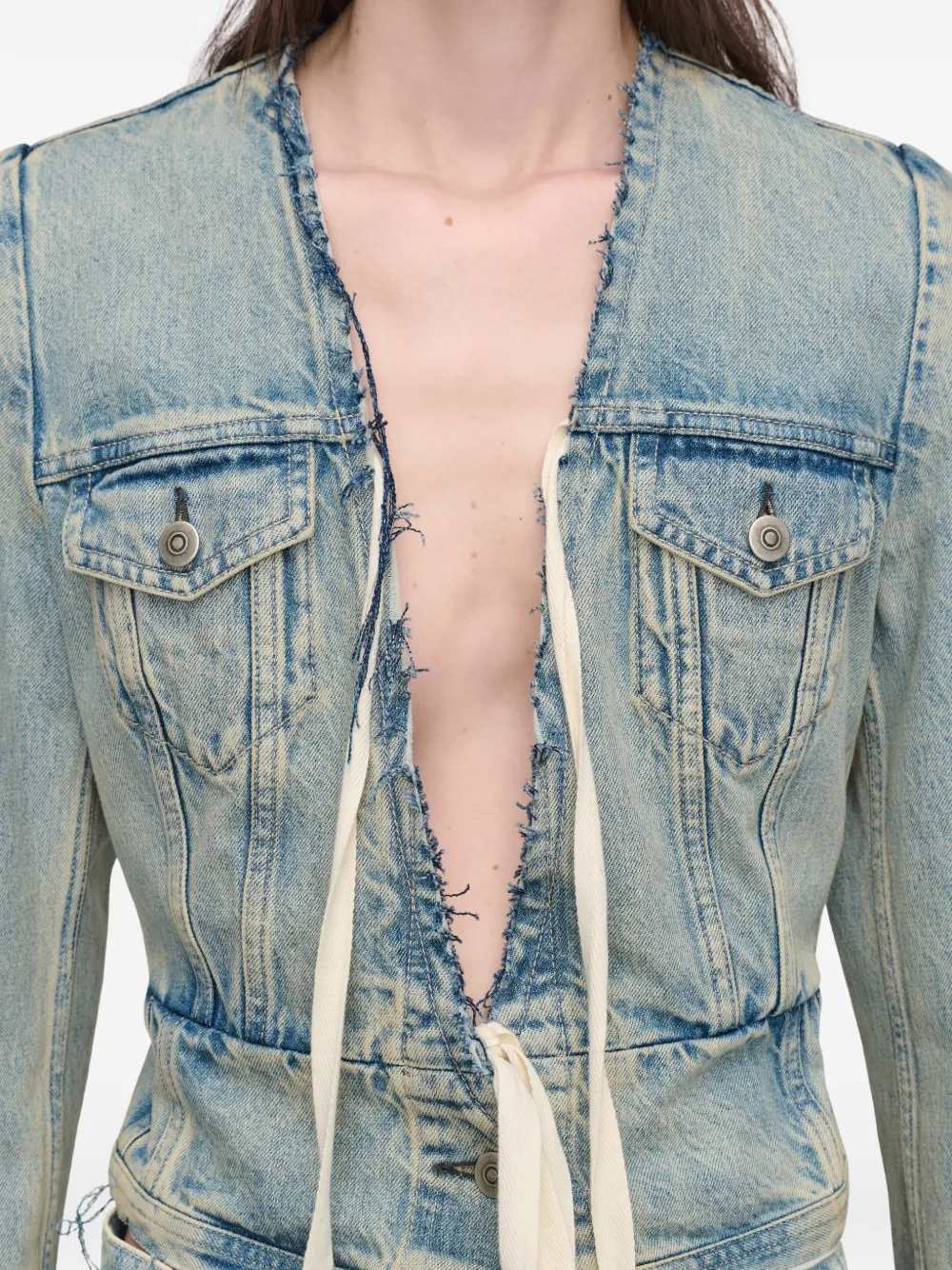 Maison Margiela Women Jacket With Raw-Cut Hem MAISON MARGIELA