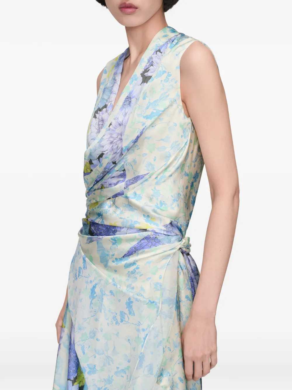 Maison Margiela Women Floral Midi Dress MAISON MARGIELA
