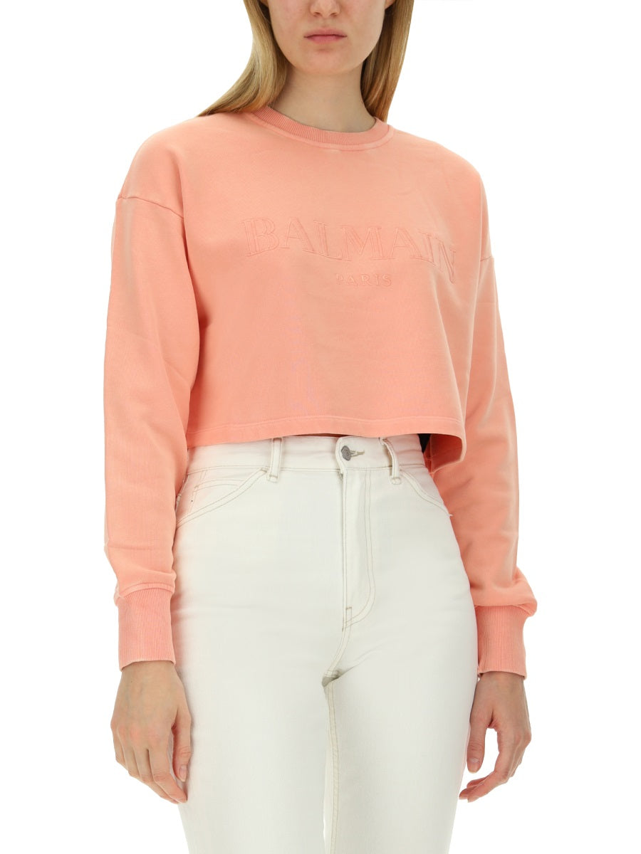 Balmain Women Sweatshirt With Logo BALMAIN