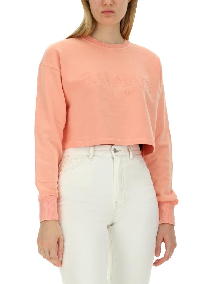 Balmain Women Sweatshirt With Logo BALMAIN
