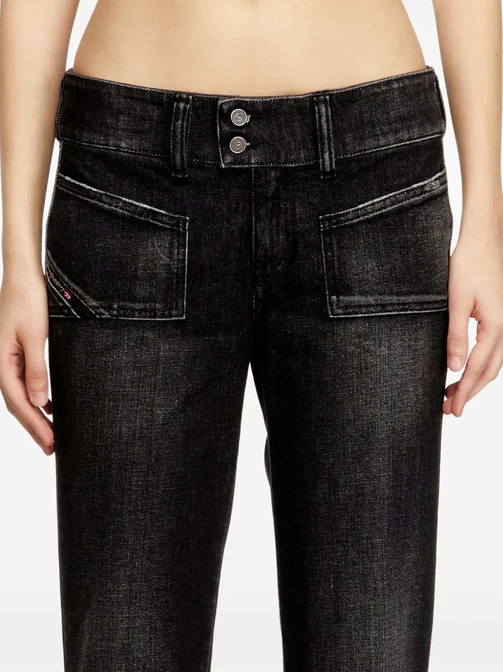 Diesel Women D-Hush 09N50 Jeans With Appliqué DIESEL