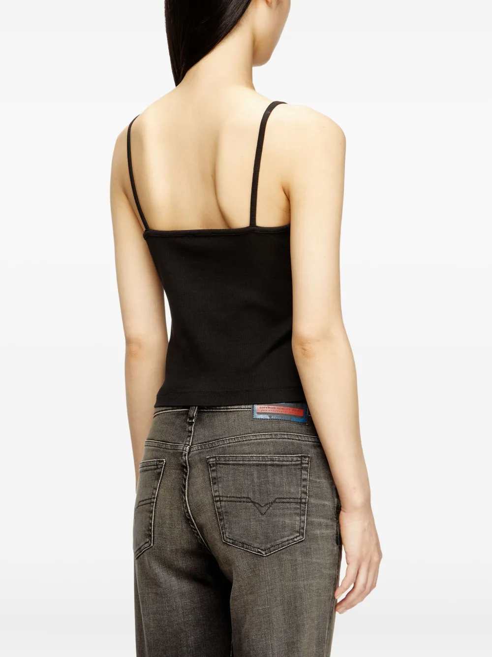 Diesel Women T-Hupy Top With Logo DIESEL