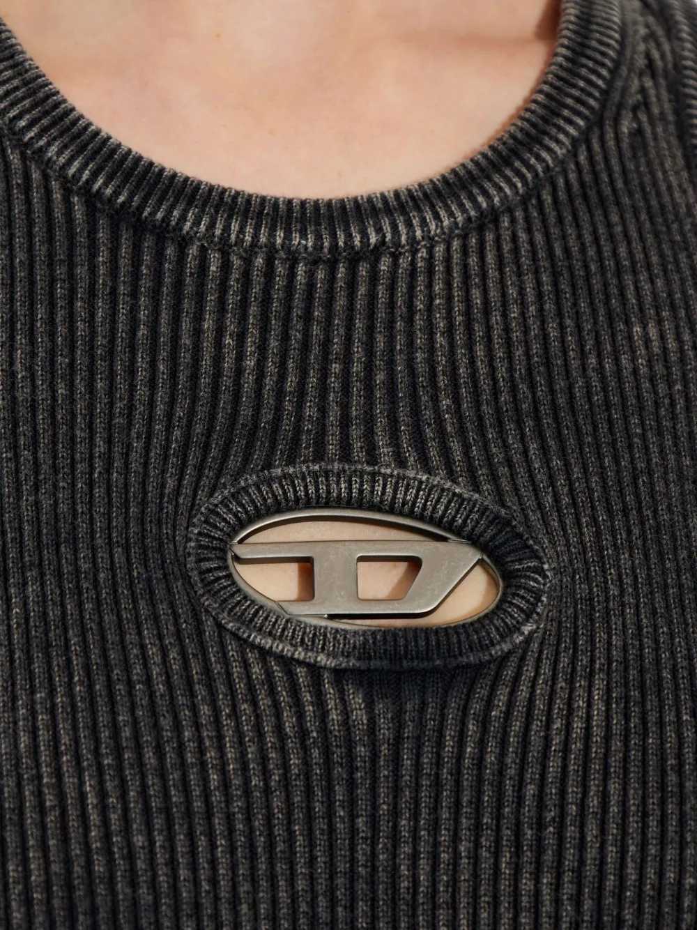 Diesel Women M-Anchorage Short Dress With Logo Plaque DIESEL