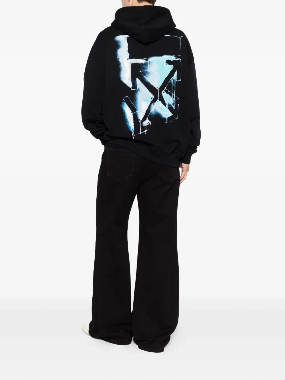 Off White Men `3D Spray Arrow Skate` Hoodie OFF-WHITE