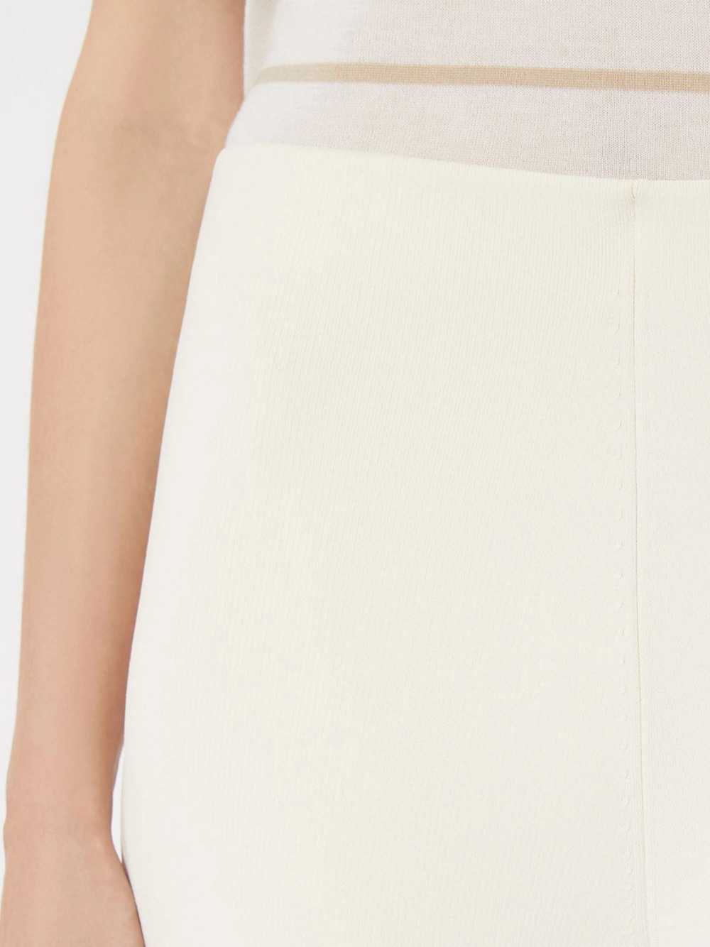 Max Mara Women Viscose Crêpe Knit Pants - Ivory MAX MARA