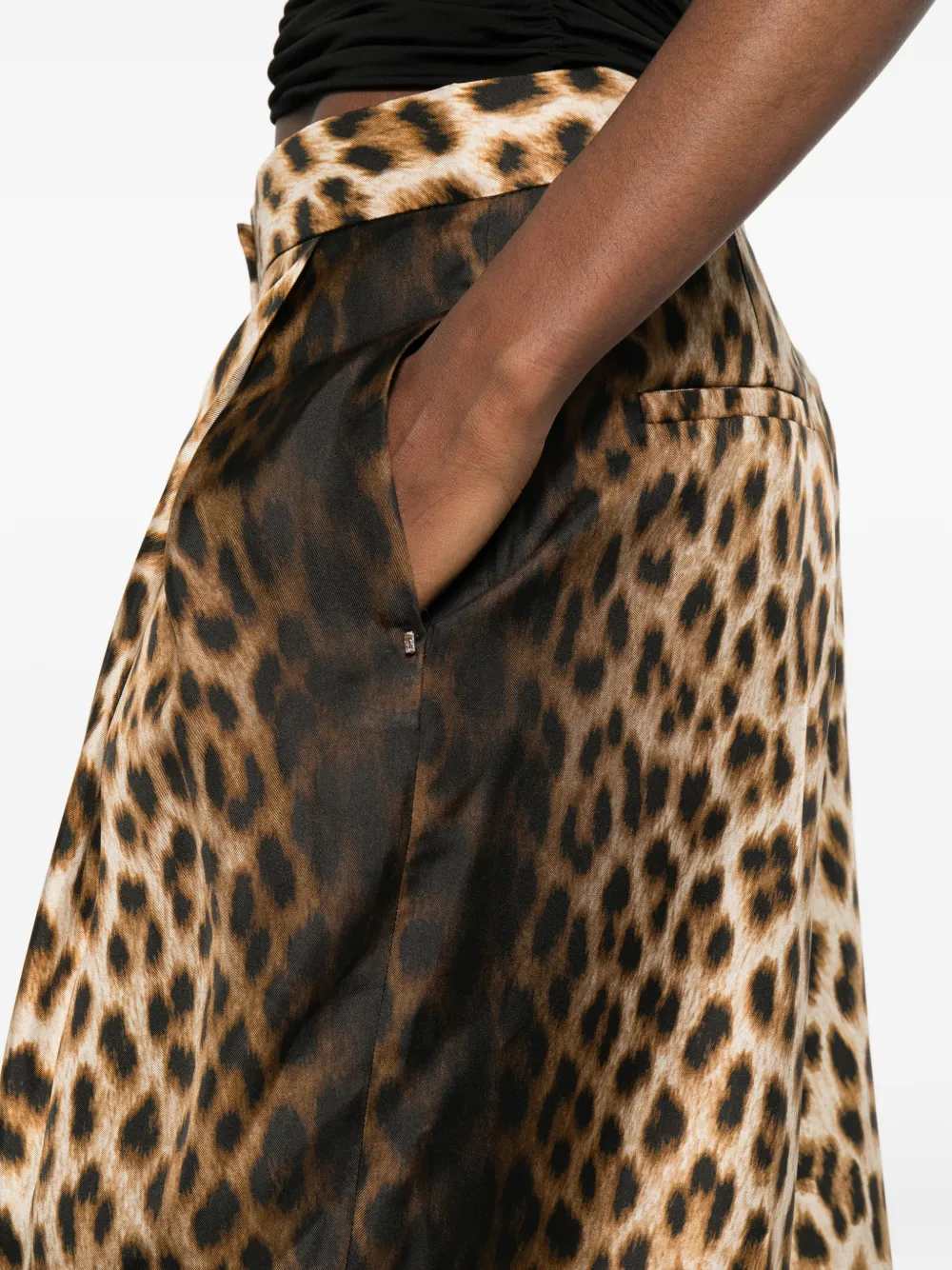 Sportmax Women Spxoblo Animal Print Pants SPORTMAX