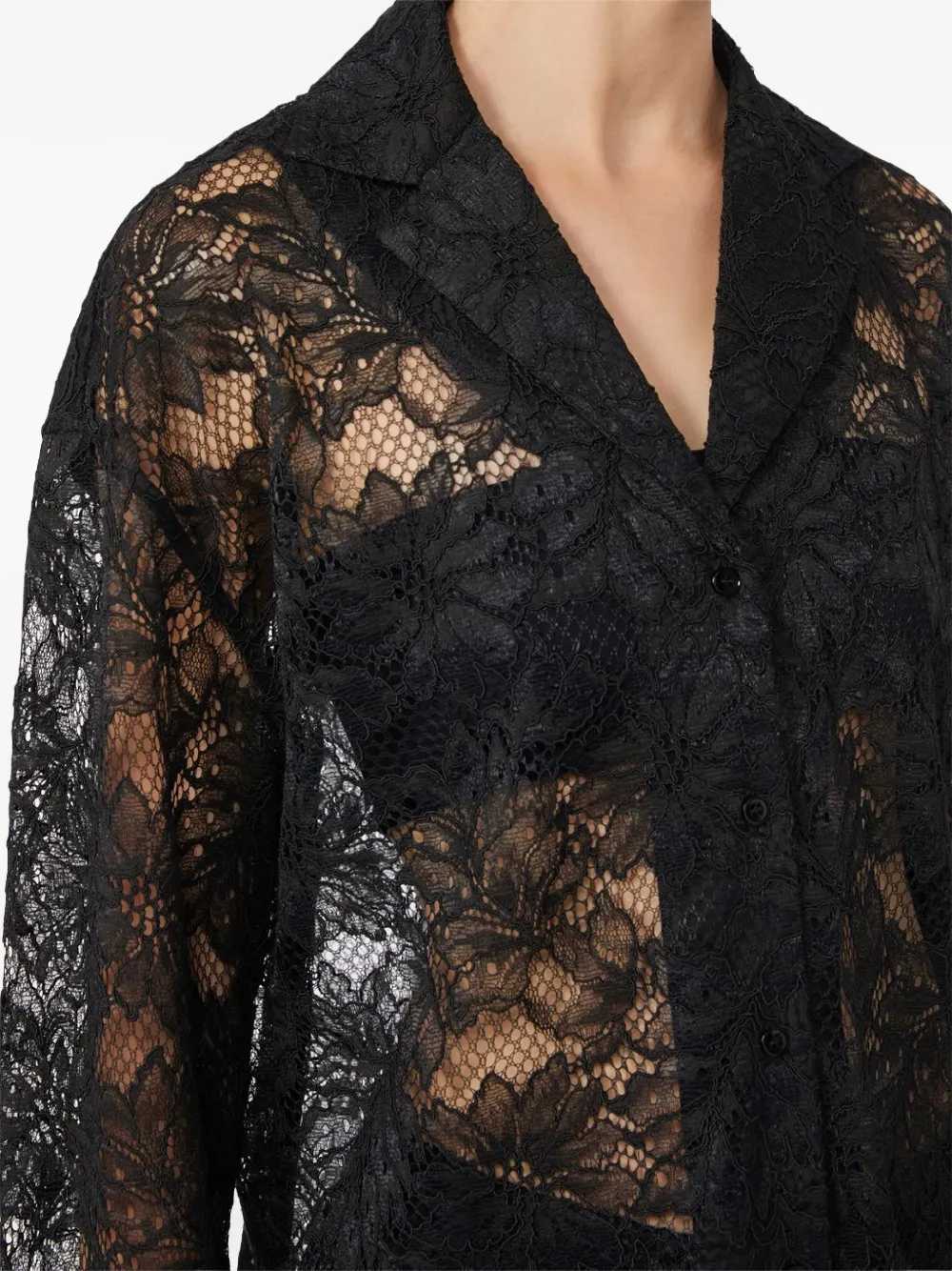 Sportmax Women Floral Lace Shirt SPORTMAX