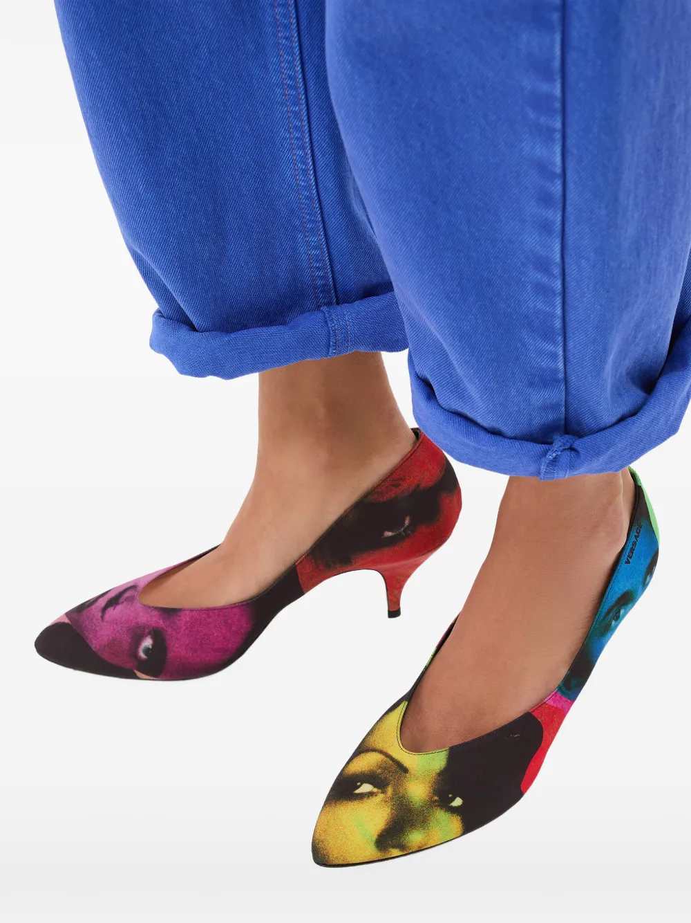 Versace Women Printed Pumps VERSACE
