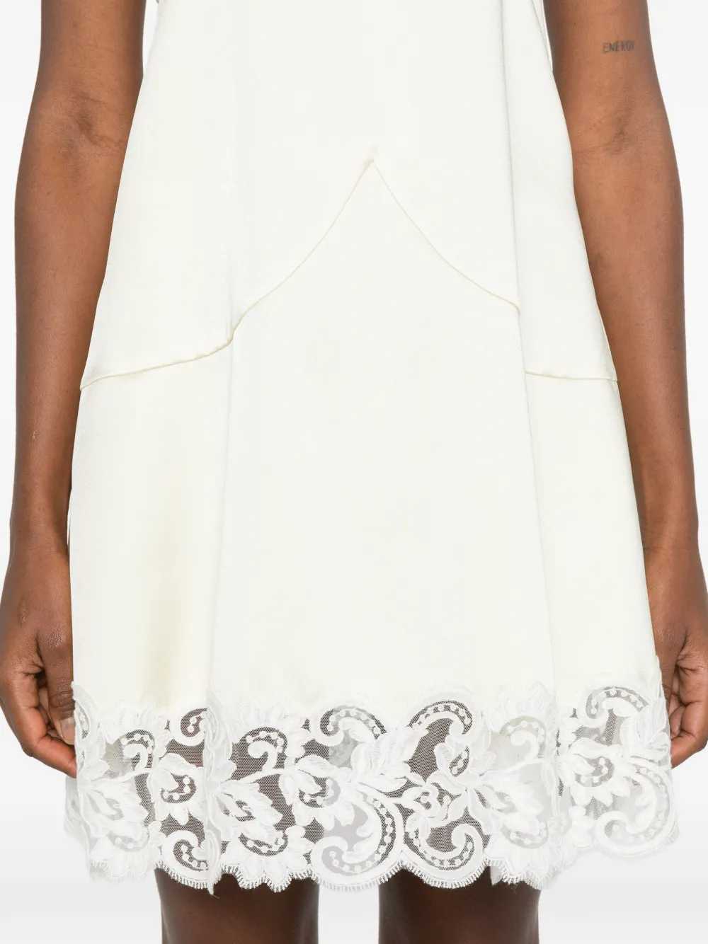 Stella Mccartney Women Mini Dress With Lace Trim STELLA MCCARTNEY
