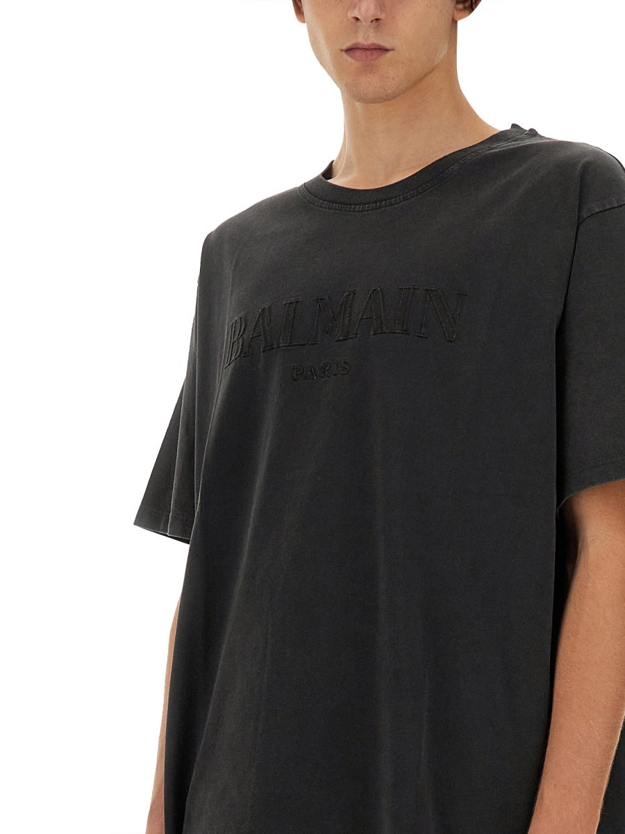 Balmain Men T-Shirt With Logo BALMAIN