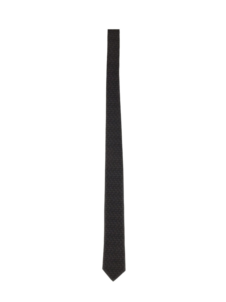 Ferragamo Men Gancini Jacquard Tie FERRAGAMO