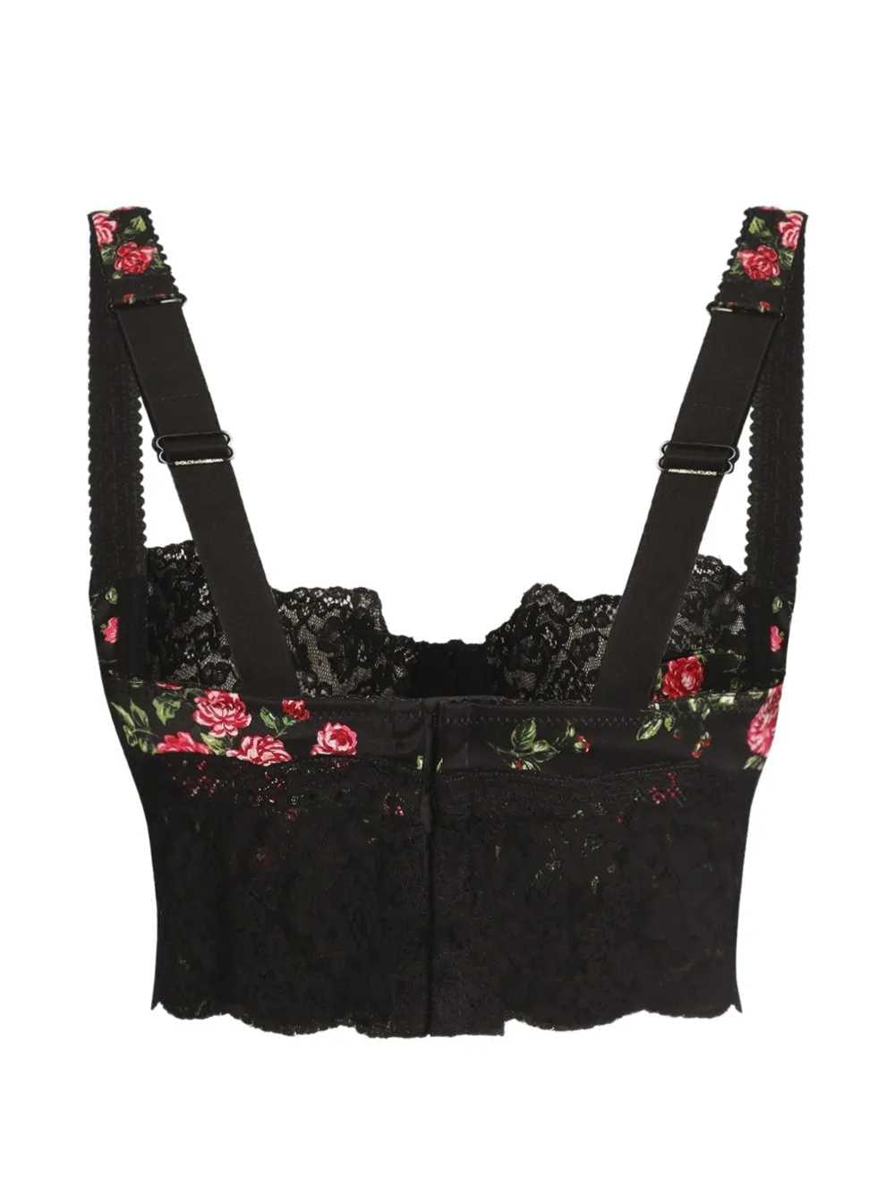 Dolce & Gabbana Women - Printed Satin And Lace Balconette Bra DOLCE & GABBANA