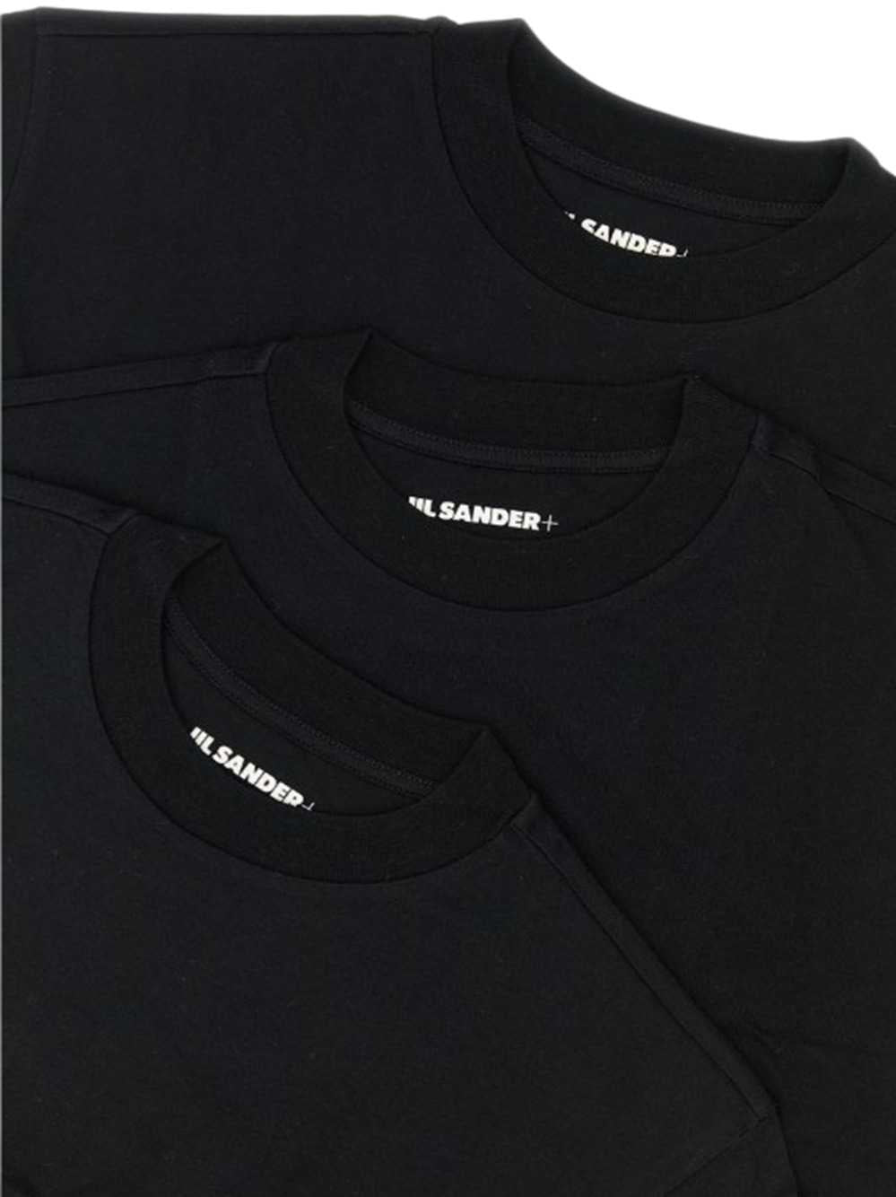 Jil Sander Women Black Cotton T-Shirt Set JIL SANDER