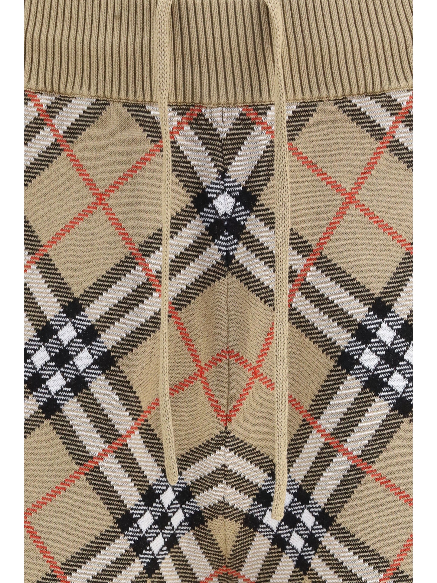 Burberry Men Check Cotton Blend Shorts BURBERRY
