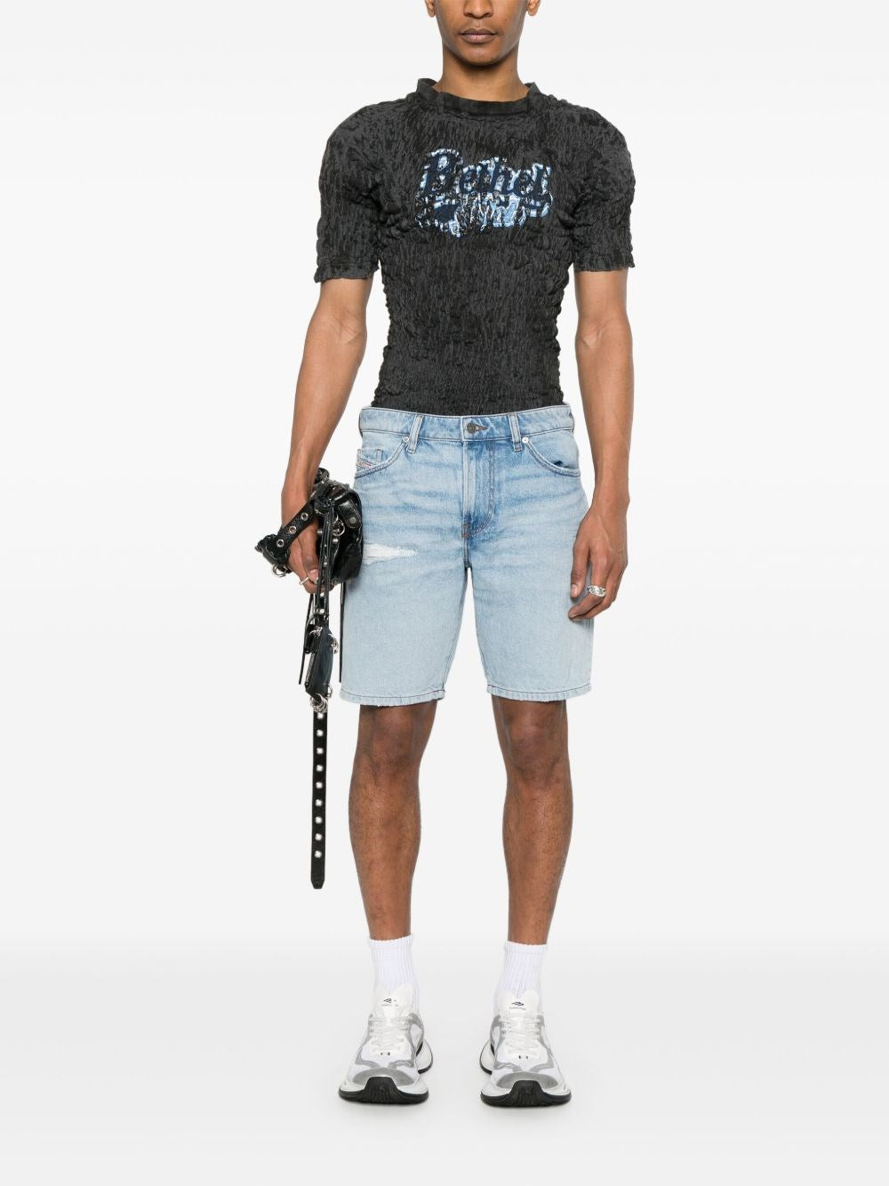 Diesel Men Denim Bermuda Shorts DIESEL