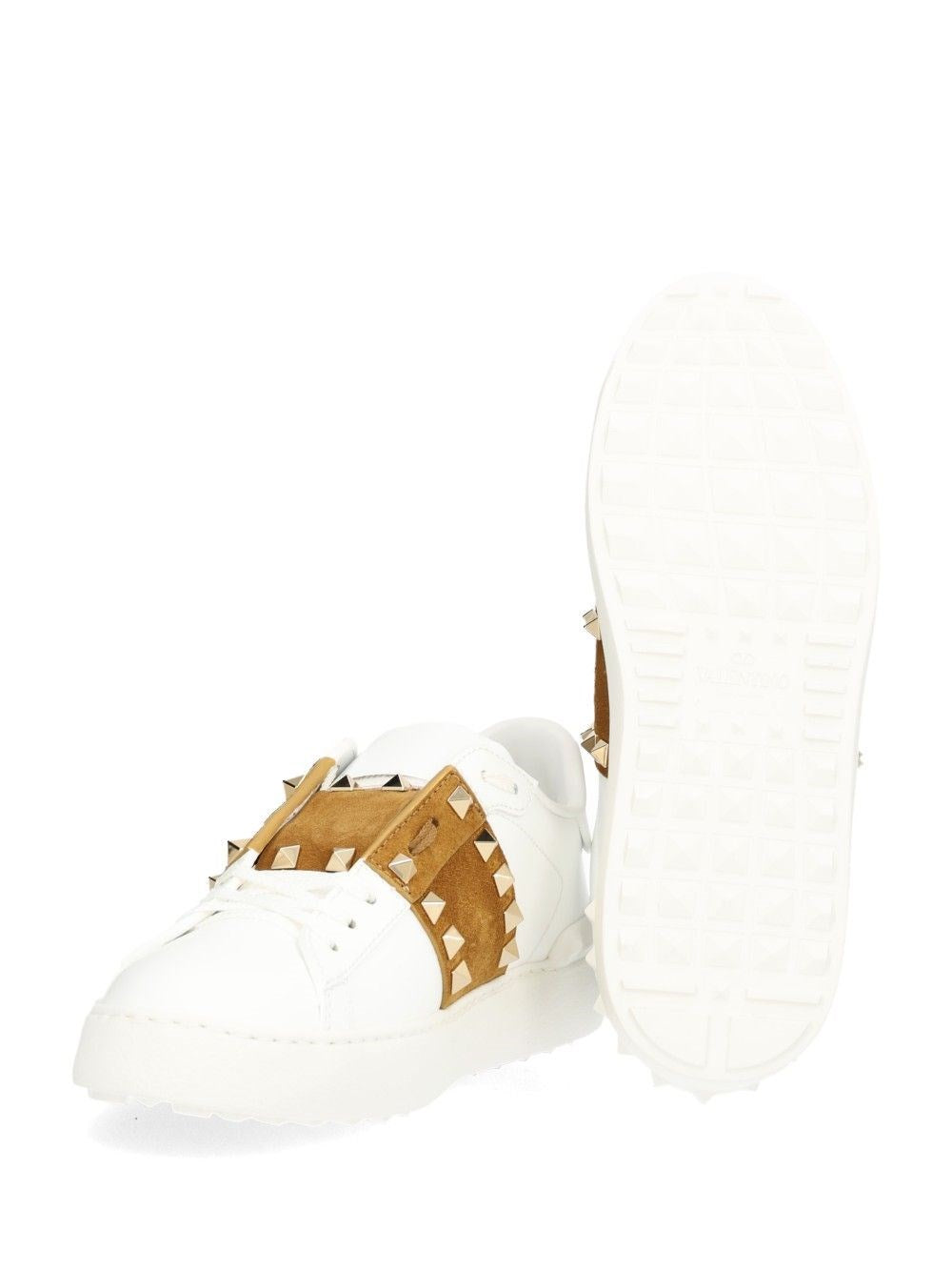 Valentino Garavani Women Rockstud Untitled Leather Sneakers VALENTINO GARAVANI
