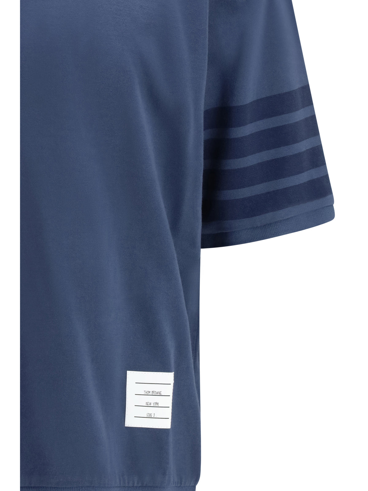 Thom Browne Men 4-Bar Cotton Jersey T-Shirt