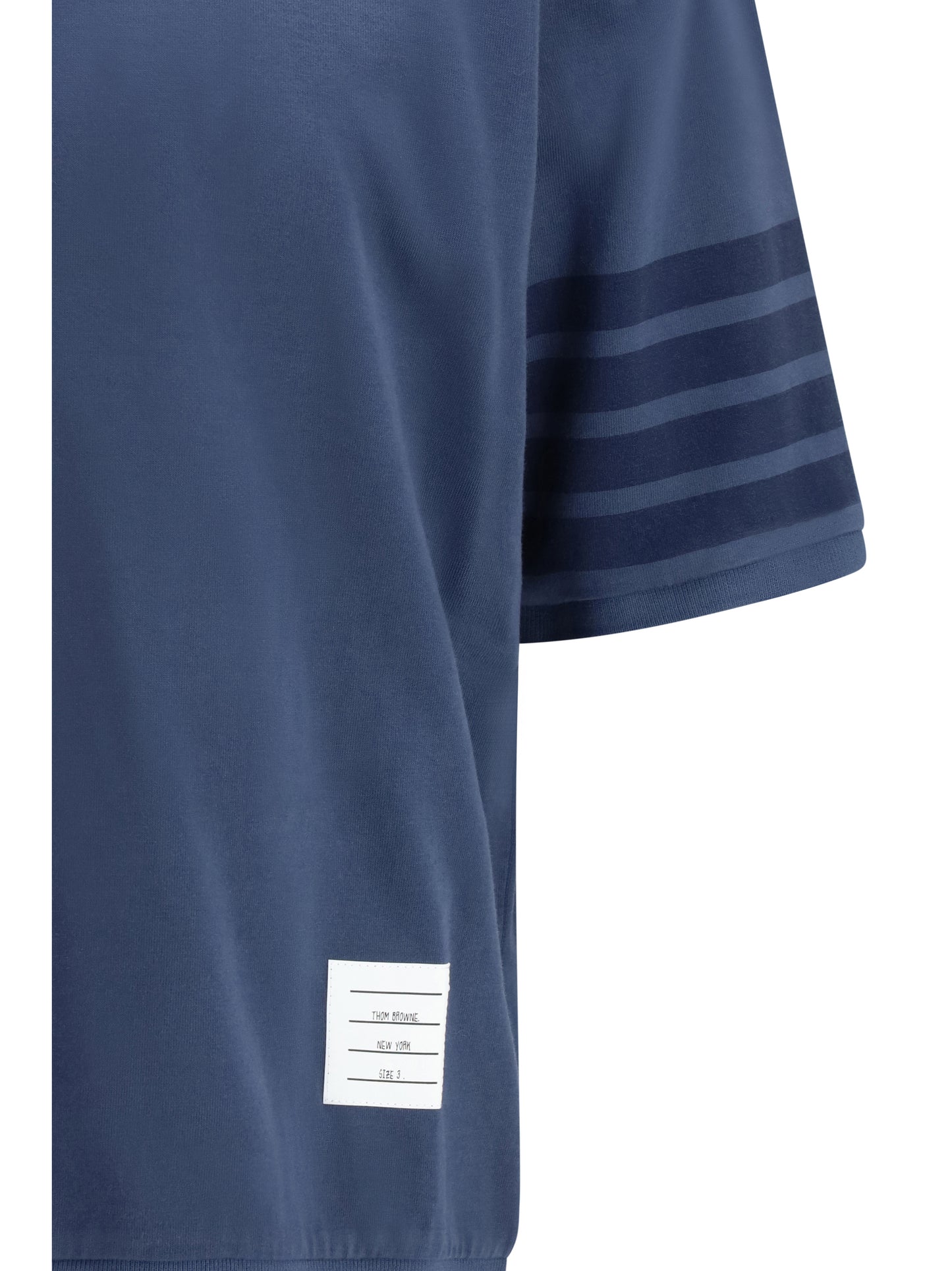 Thom Browne Men 4-Bar Cotton Jersey T-Shirt THOM BROWNE