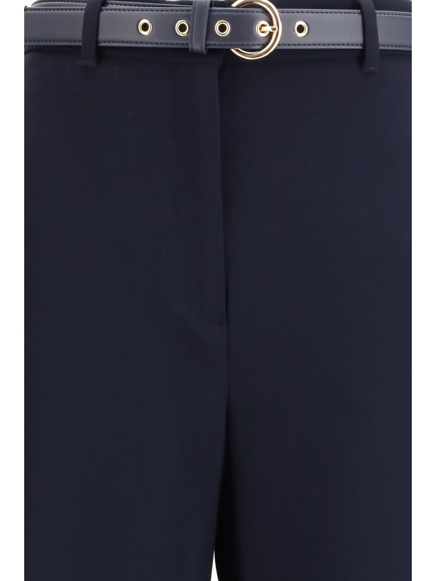 Max Mara Studio Women Elegant Pants With Belt MAX MARA STUDIO