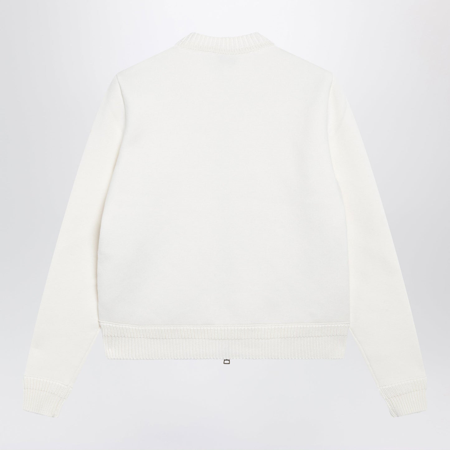 Moncler White Padded Zip-Up Sweatshirt Women MONCLER