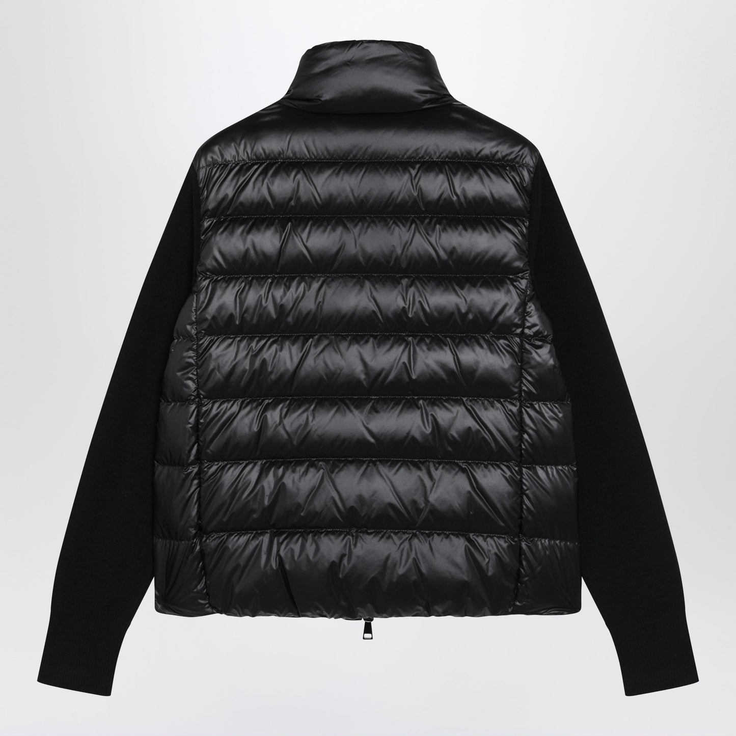 Moncler Black Padded Zip-Up Jacket In Polyester Women MONCLER