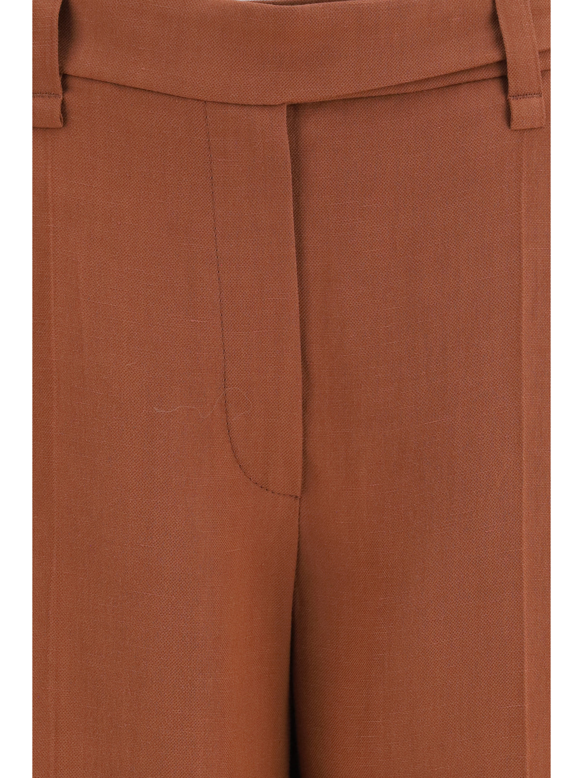 Brunello Cucinelli Women Cigarette Pants In Fluid Viscose And Linen Twill BRUNELLO CUCINELLI