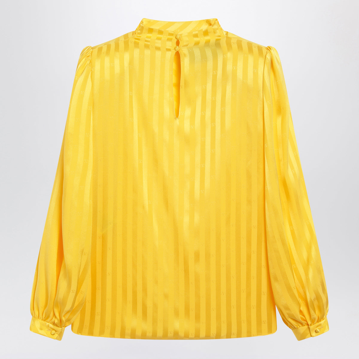 Valentino Vlogo Bright Narciso Jacquard Silk Top Women VALENTINO
