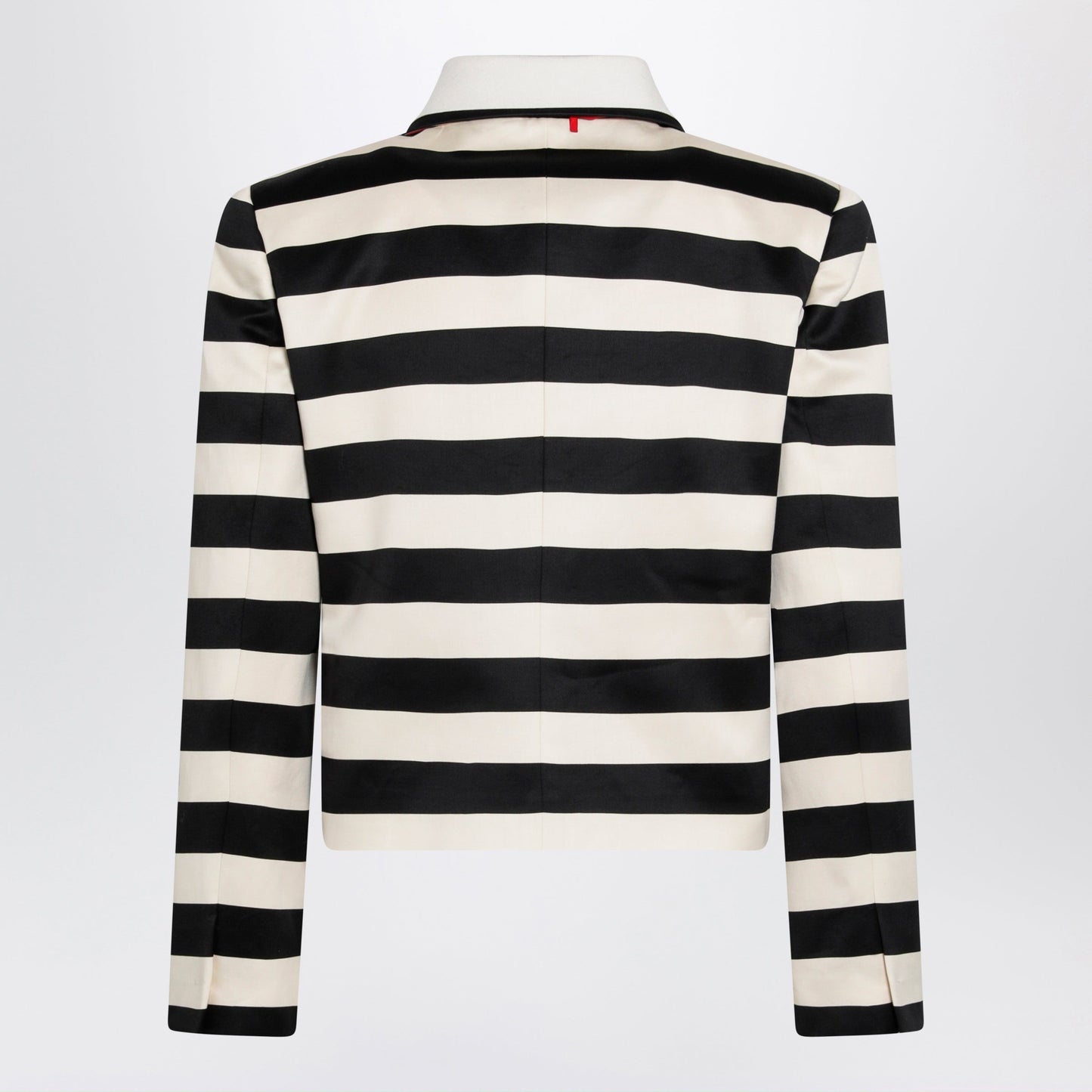 Valentino Vanilla/Black Striped Jacket With Maxi Bow Women VALENTINO
