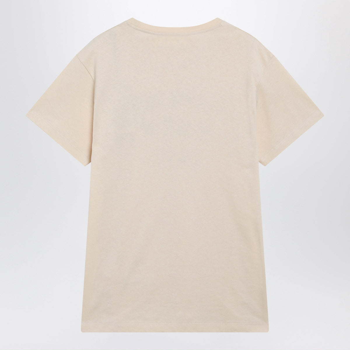 Valentino Panther Lady Cotton Jersey T-Shirt In Birch/Black Women VALENTINO