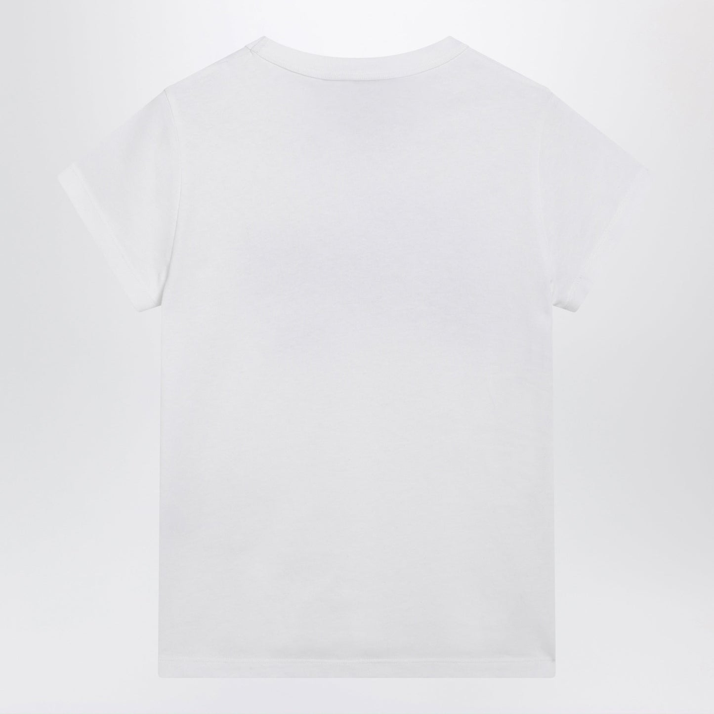 Valentino White Cotton T-Shirt With Logo Print Women VALENTINO