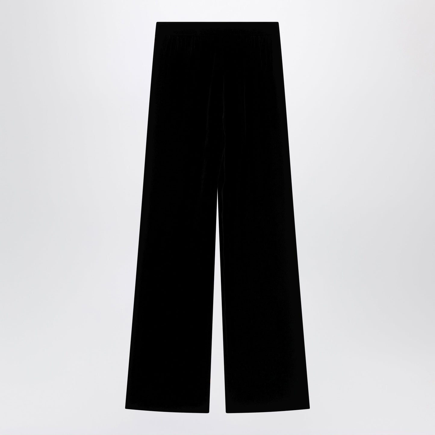 Valentino Black Viscose-Blend Trousers Women VALENTINO