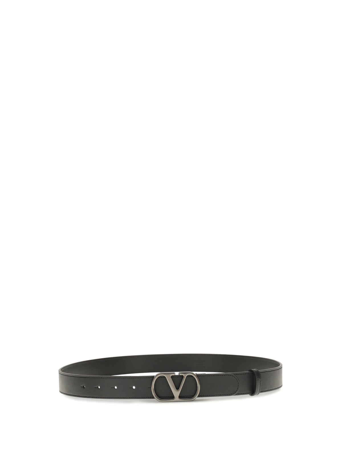 Valentino Garavani Men Vlogo Signature Leather Belt VALENTINO GARAVANI