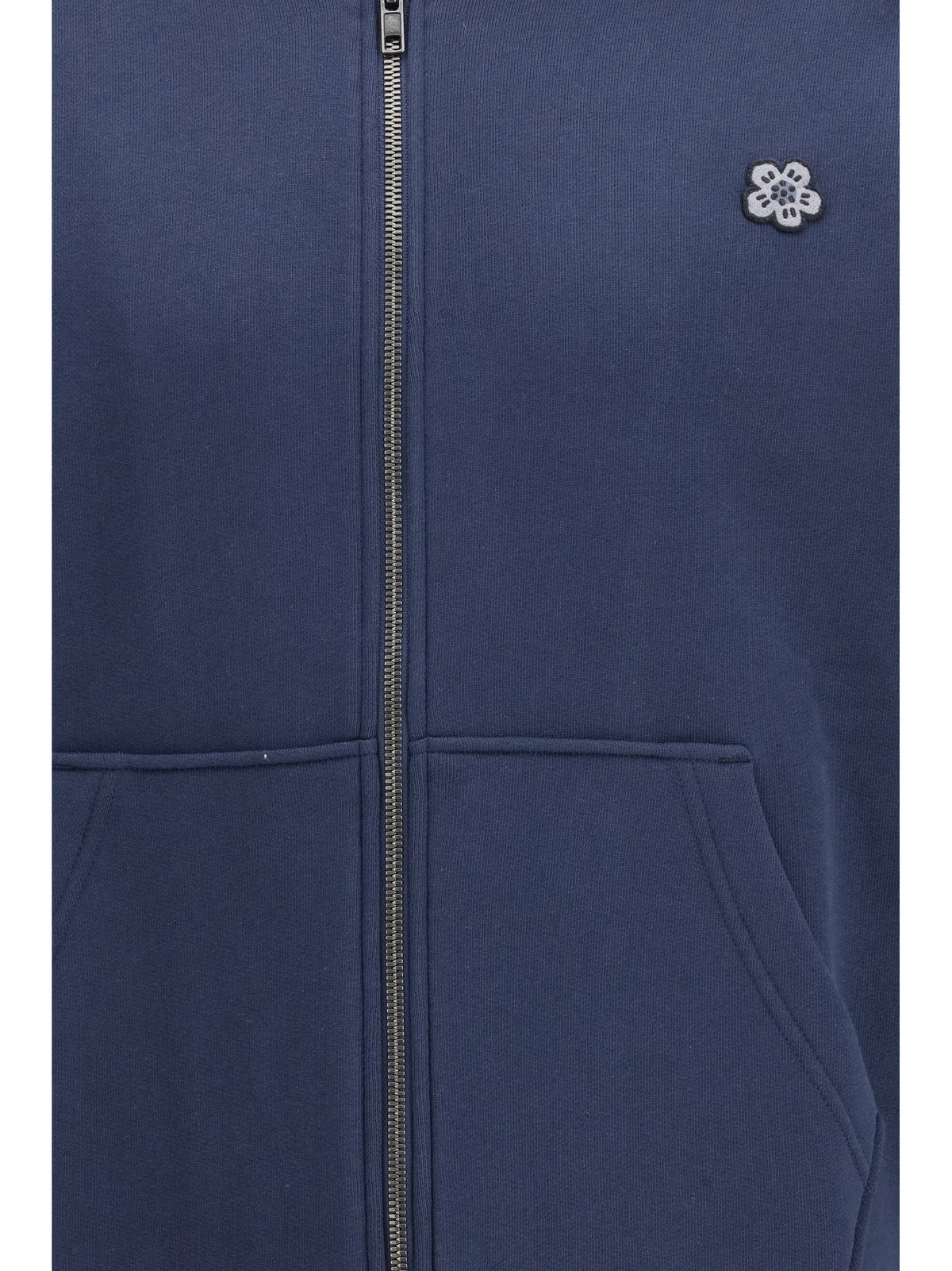 Kenzo Men Boke Flower Embroidered Zip Hoodie KENZO