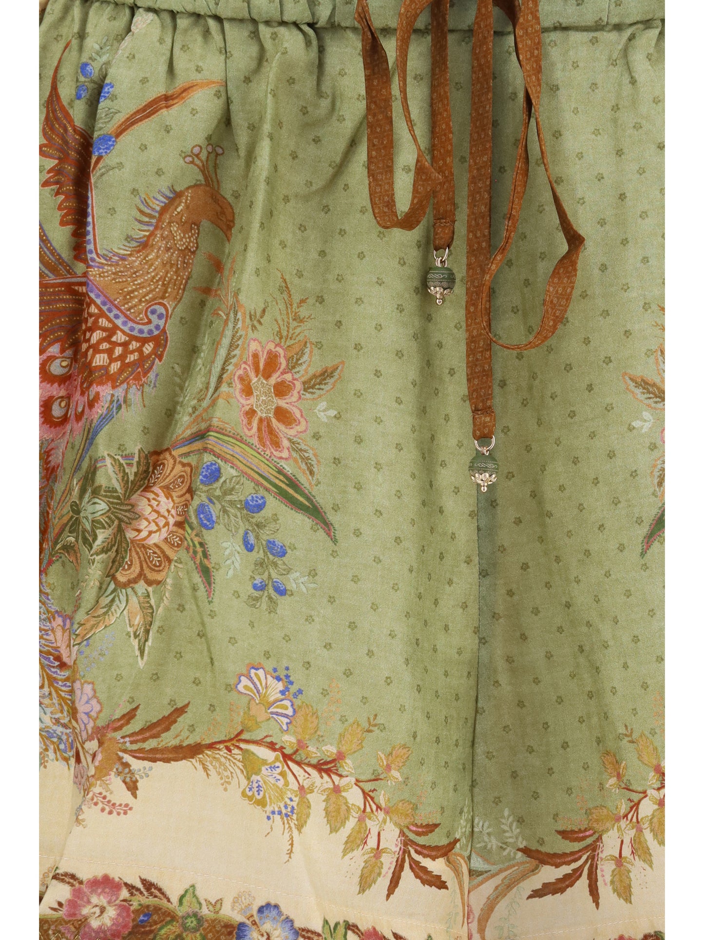 Zimmermann Women Indra Relaxed Silk Drawstring Shorts ZIMMERMANN