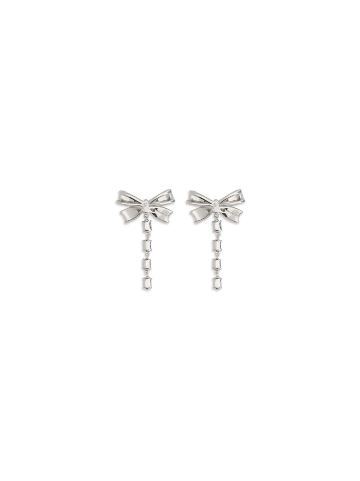 Self-Portrait Women Crystal Bow Drop Earrings SELF-PORTRAIT