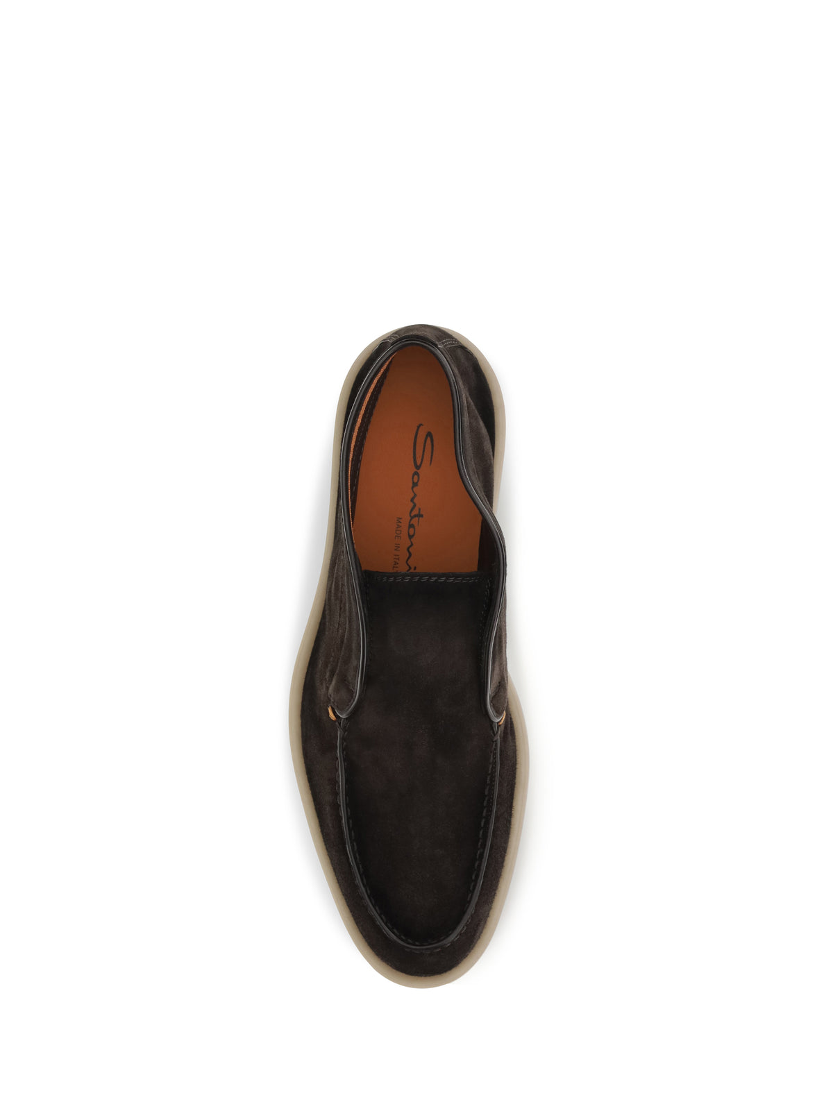 Santoni Men Digits Suede Loafers SANTONI