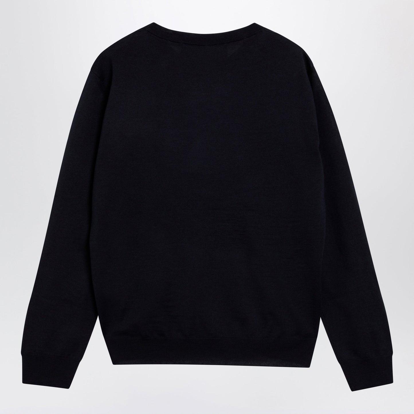 Valentino Navy Blue Wool Crewneck Sweater Men VALENTINO