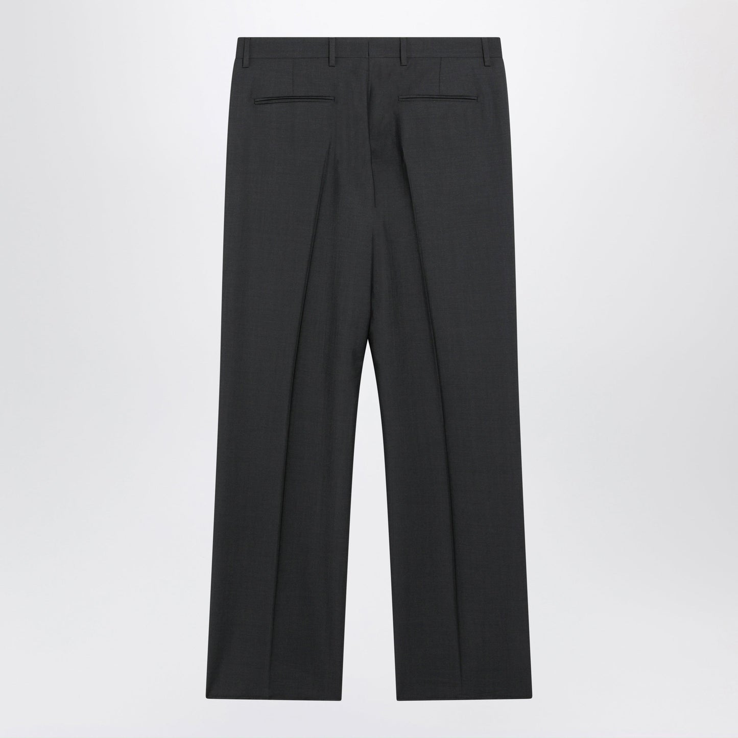 Valentino Gray Wool-Blend Pants Men VALENTINO