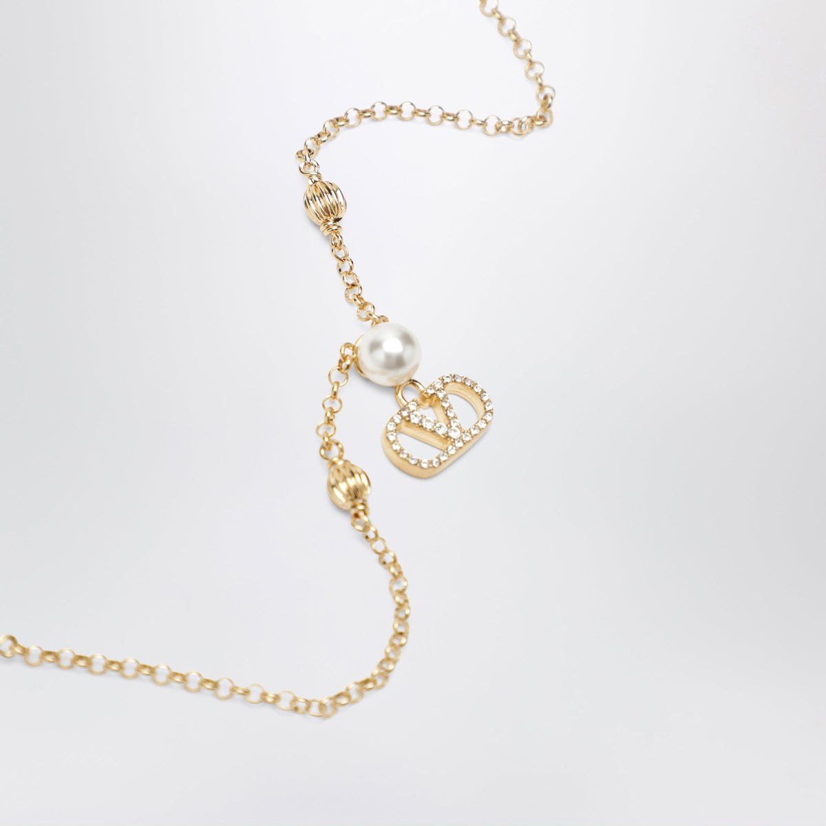 Valentino Garavani Necklace With Vlogo Signature Pendant Women VALENTINO GARAVANI