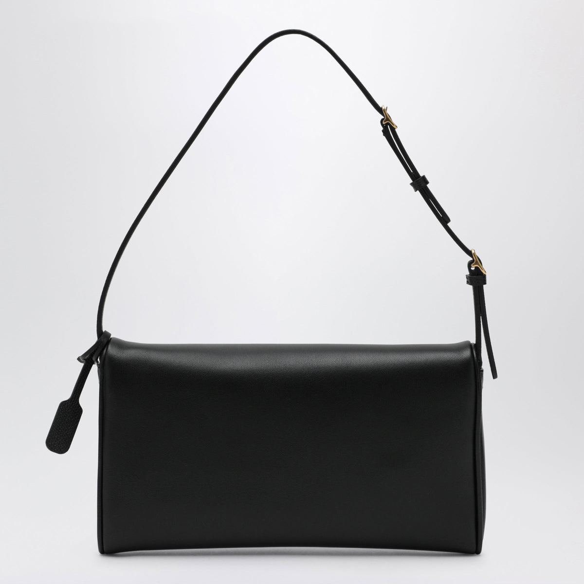 Valentino Garavani Small Black Devain Leather Shoulder Bag Women VALENTINO GARAVANI