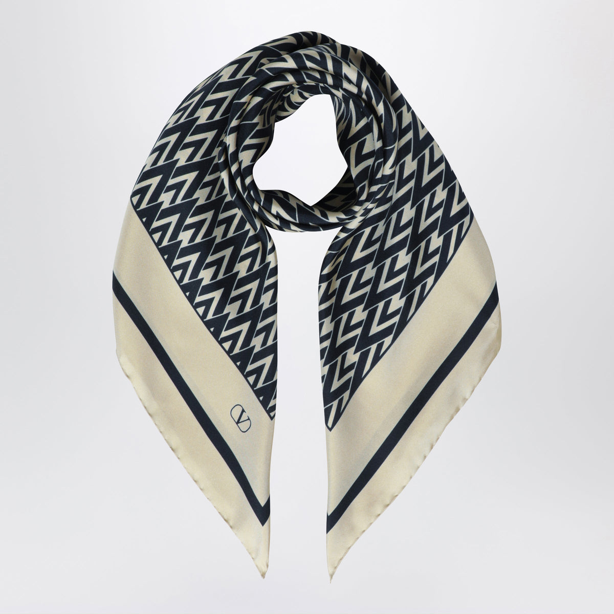 Valentino Garavani Toute La V Silk Scarf Women VALENTINO GARAVANI