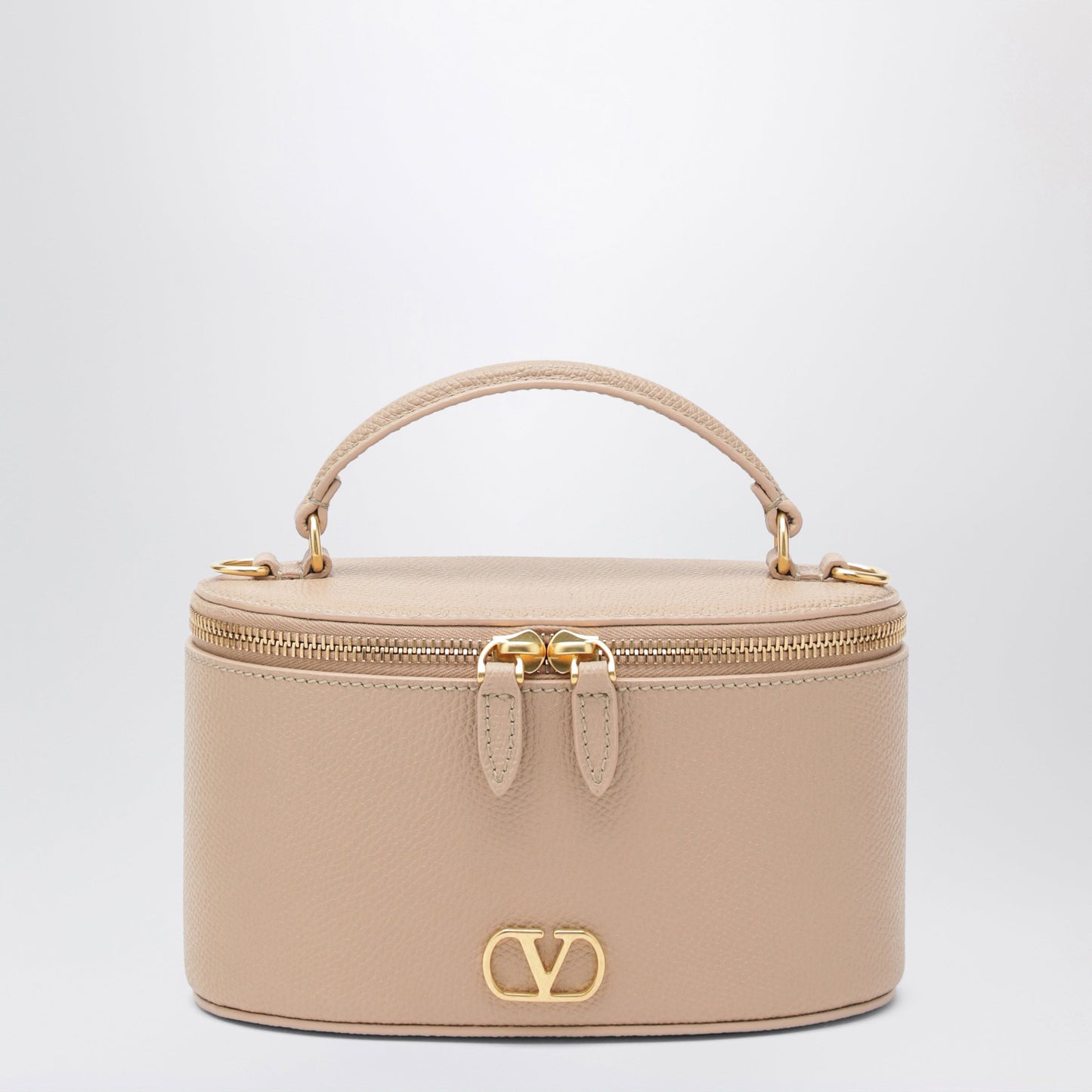 Valentino Garavani Vlogo Signature Mini Vanity Bag In Pink Leather Women VALENTINO GARAVANI