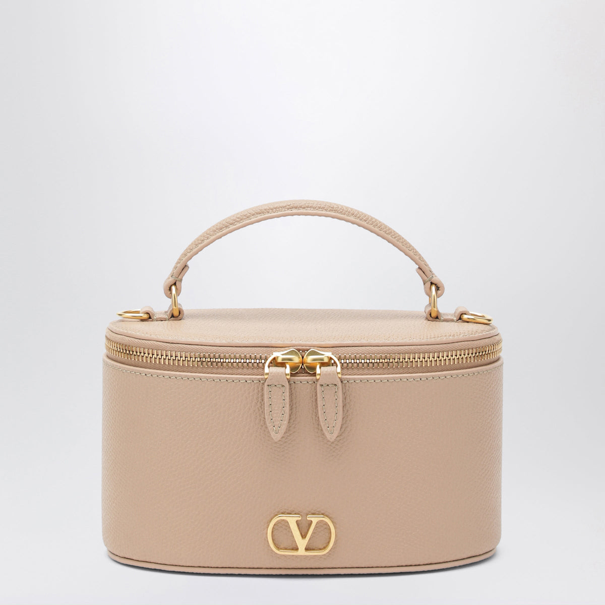 Valentino Garavani Vlogo Signature Mini Vanity Bag In Pink Leather Women VALENTINO GARAVANI
