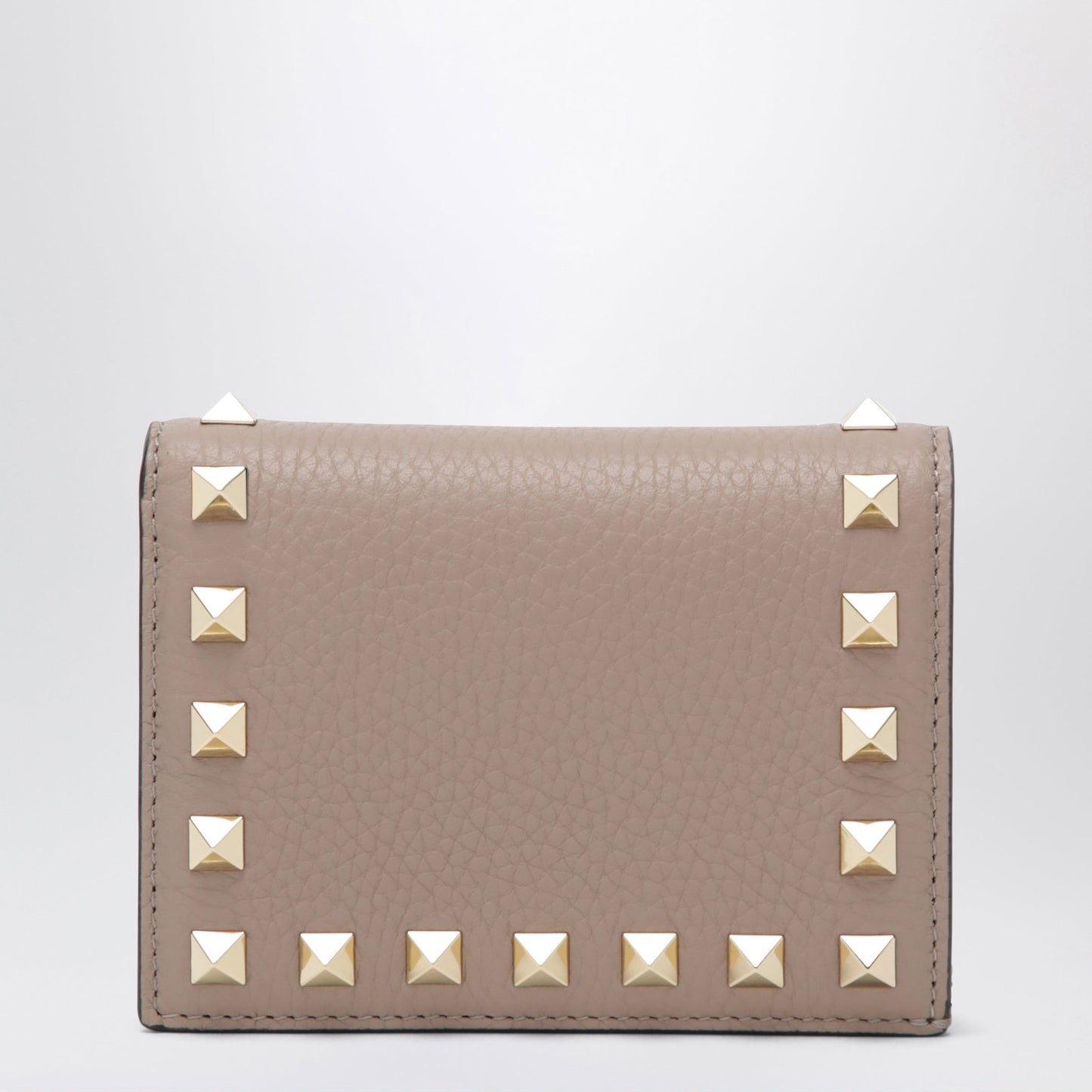 Valentino Garavani Rockstud Wallet In Powder Pink Leather Women Women VALENTINO GARAVANI