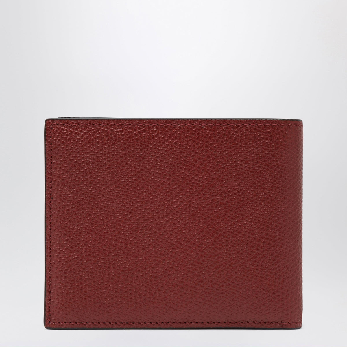 Valentino Garavani Dark Red Vlogo Signature Bi-Fold Wallet Men Men VALENTINO GARAVANI