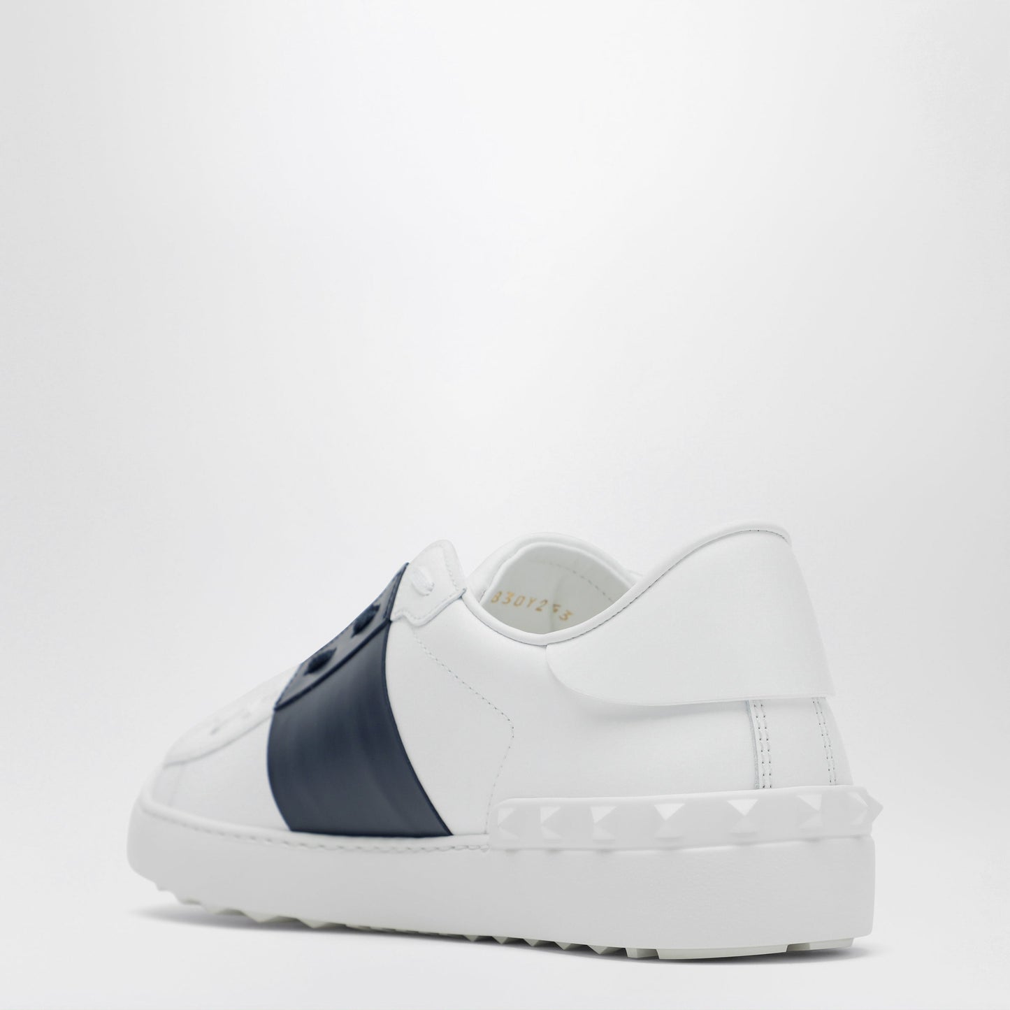 Valentino Garavani Open Sneakers In White/Navy Blue Men VALENTINO GARAVANI