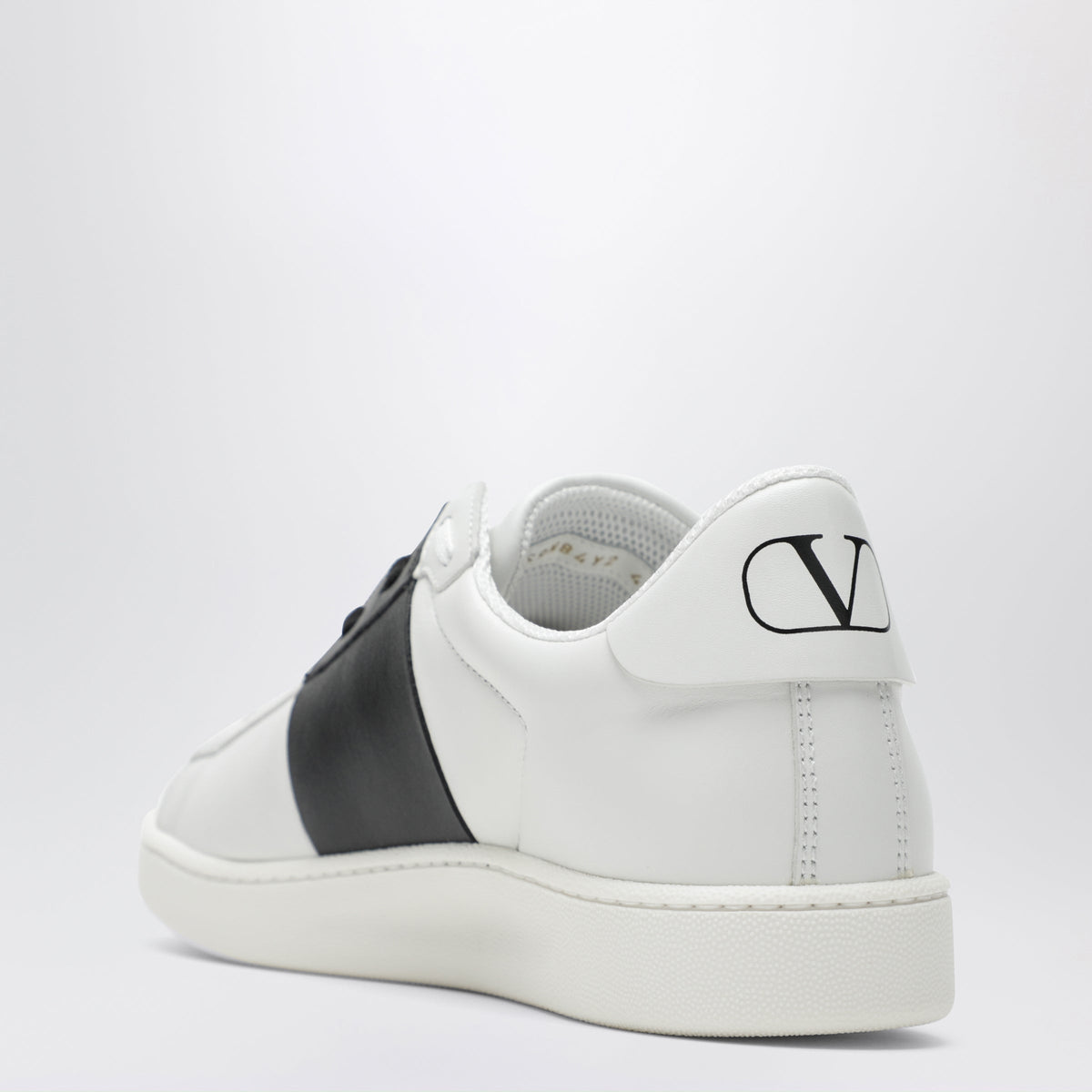 Valentino Garavani Open Royco Nappa Calfskin Sneakers In White/Black Men VALENTINO GARAVANI
