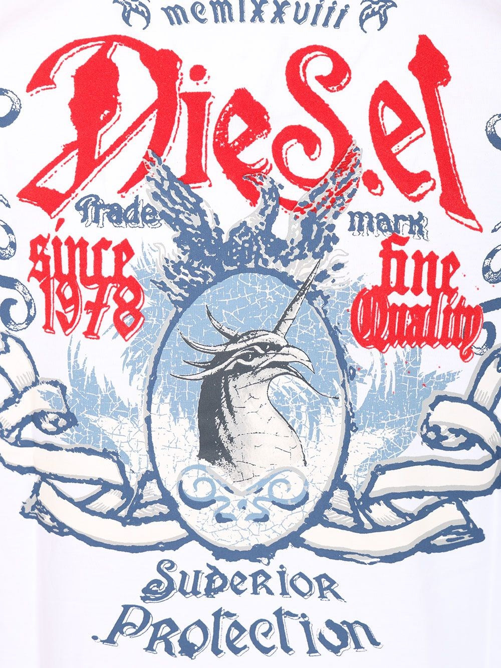 Diesel Men Cotton T-Shirt DIESEL