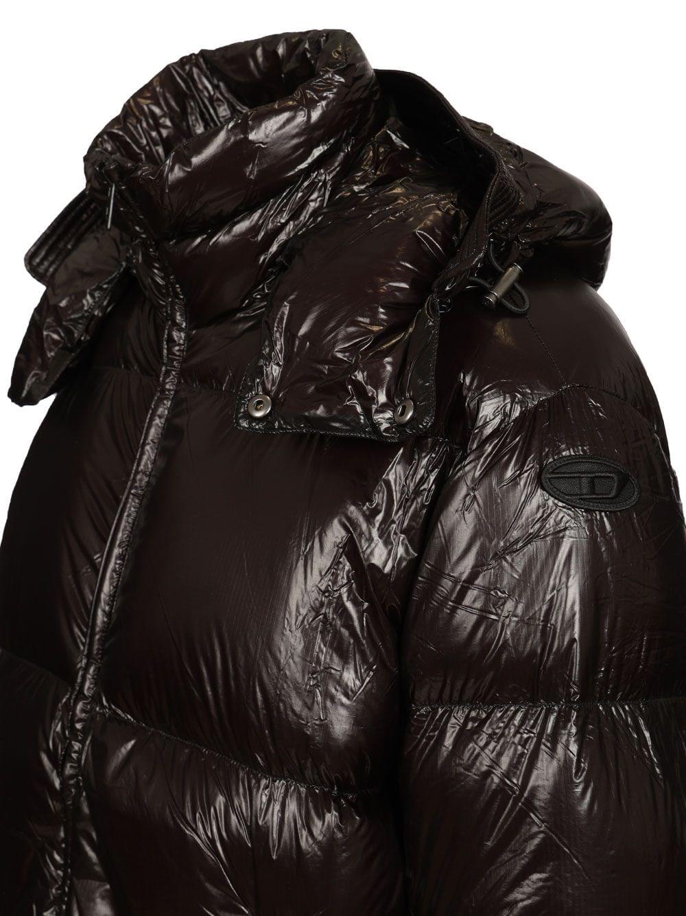 Diesel Men Quilted Taslan Down Jacket With Viraloff® Treatment DIESEL