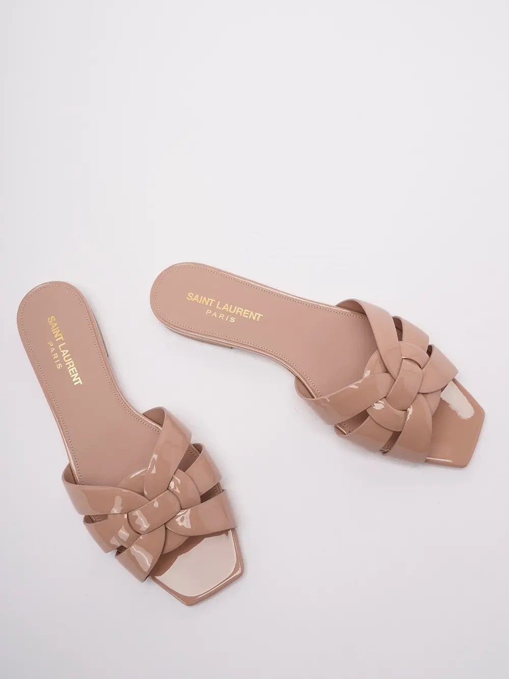 Saint Laurent Women Tribute Sandals In Patent Leather SAINT LAURENT